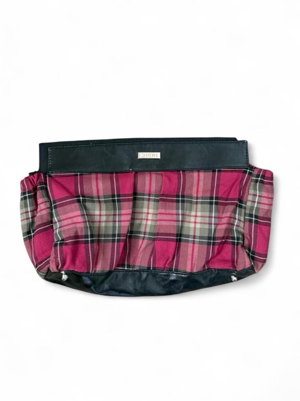 Miche Pink Plaid Clutch